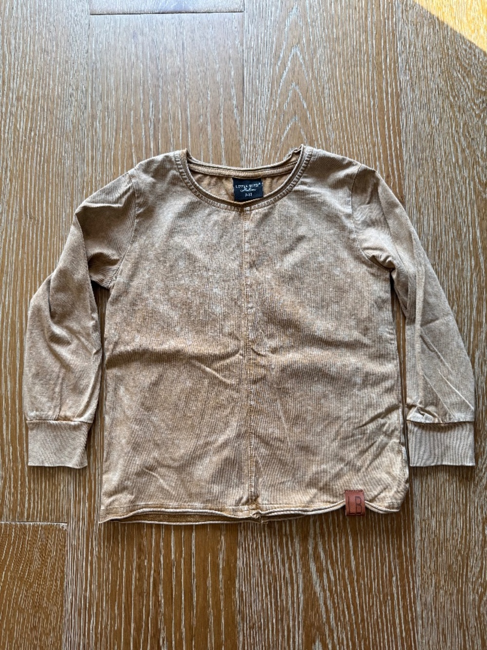 Little Bipsy - Toddler Boy Long Sleeve Shirt - Size 2-3T - Color Camel/Tan